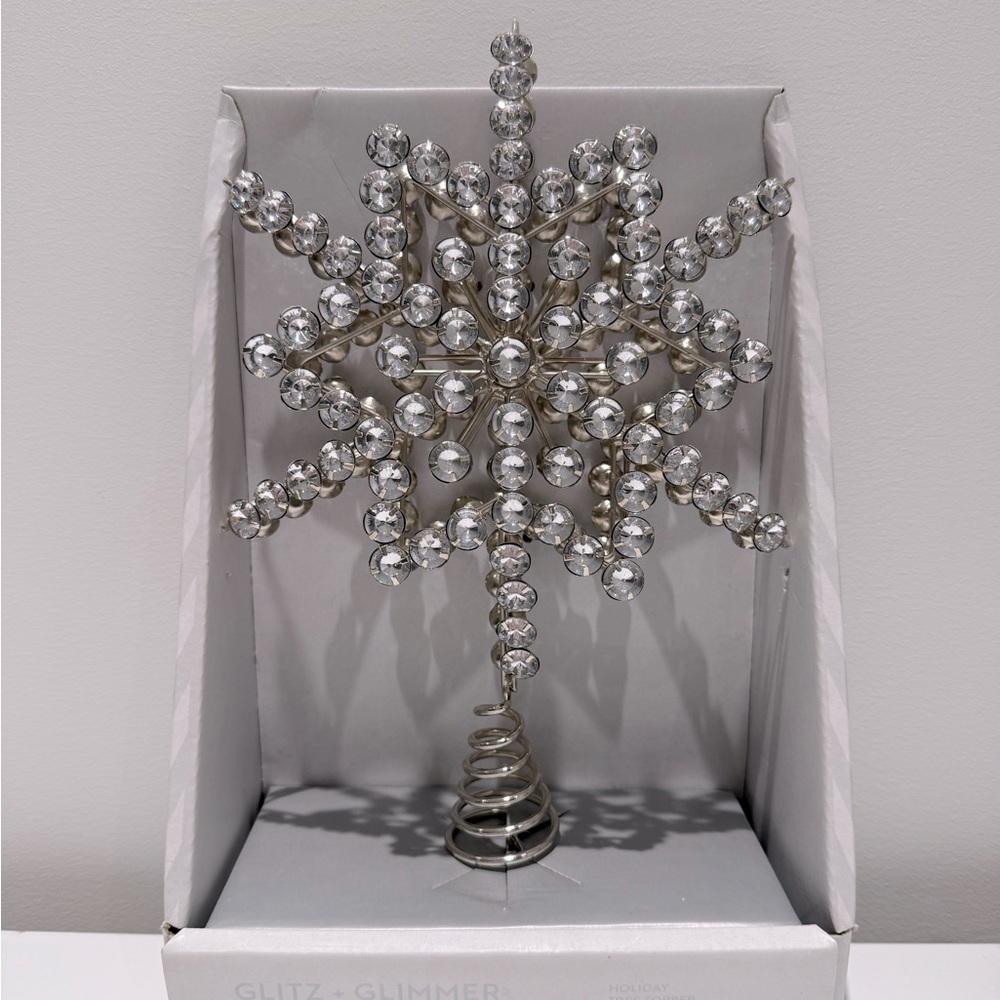 Glitz + Glimmer holiday collection tree topper